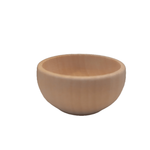 Kommetje 5,5 cm, hout, rond