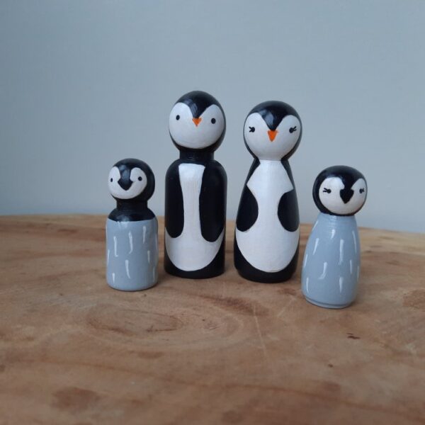 Pinguïn familie set
