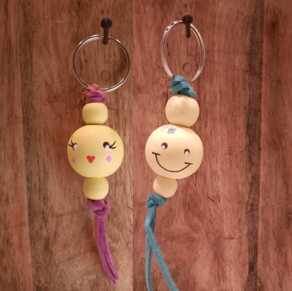 Sleutelhanger smiley