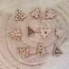 Kerstboompjes hout