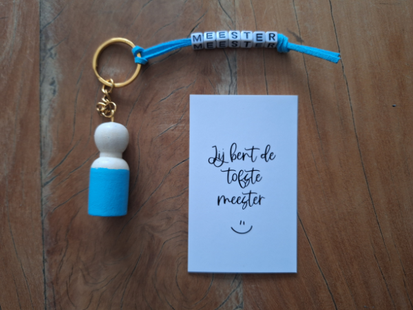 Sleutelhanger meester