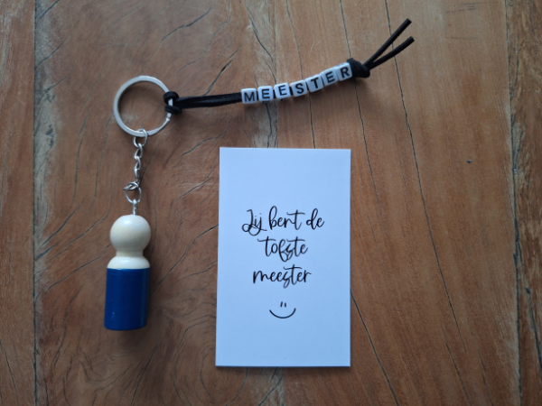 Sleutelhanger meester