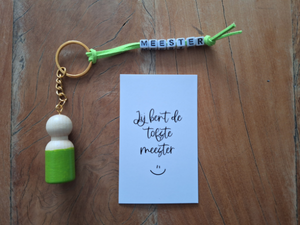 Sleutelhanger meester