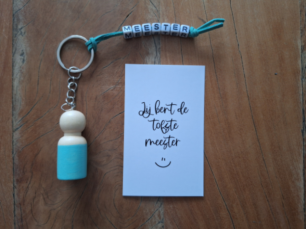 Sleutelhanger meester