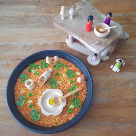 Speelbak zwart plastic